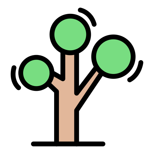 Árvores Generic color lineal-color Ícone
