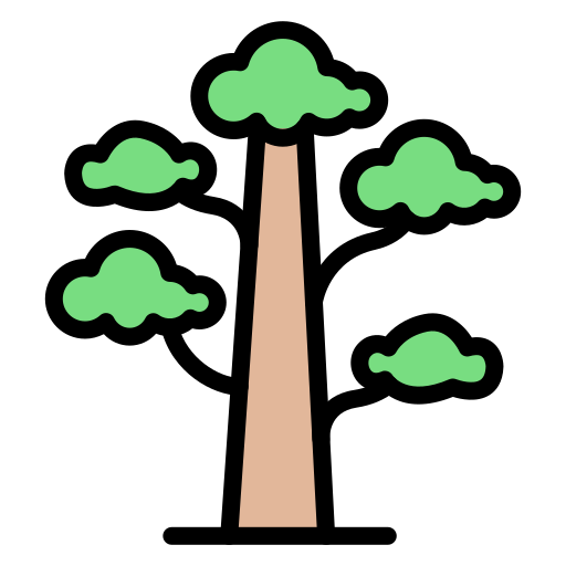 Trees Generic color lineal-color icon