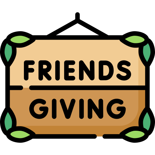 Friendsgiving Special Lineal color icon