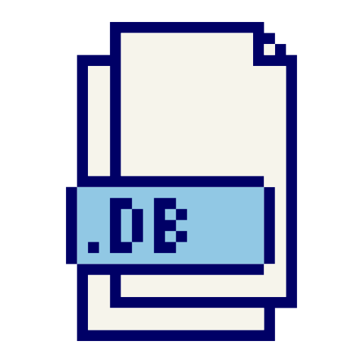 db 확장자 Generic color lineal-color icon