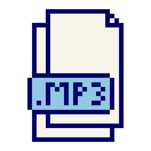 extensión mp3 Generic color lineal-color icono