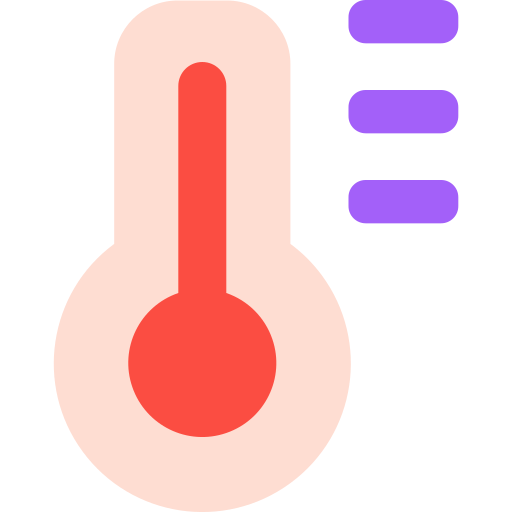 temperatuur Generic color fill icoon
