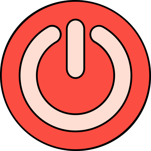 pulsante di accensione Generic color lineal-color icona