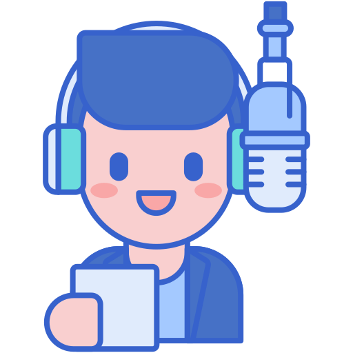podcaster Generic color lineal-color icono