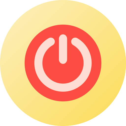 Power button Generic color fill icon