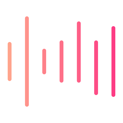 sonido de onda Generic gradient outline icono