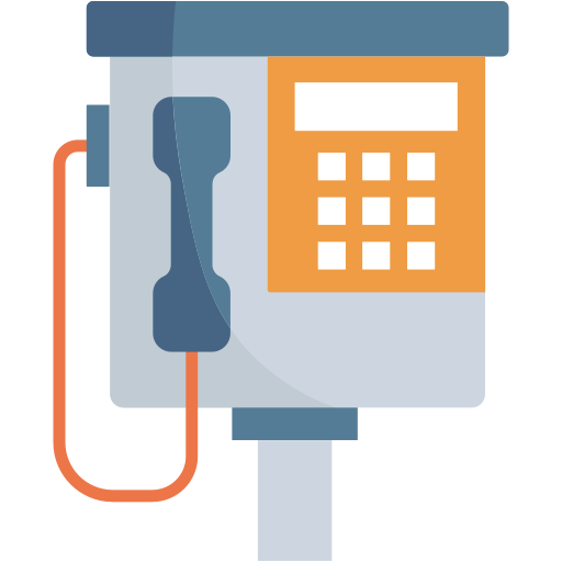 Payphone Generic color fill icon