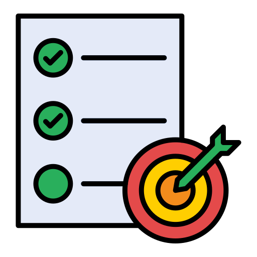 Goal Generic color lineal-color icon