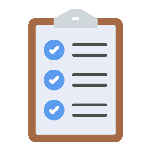 Checklist Generic color fill icon