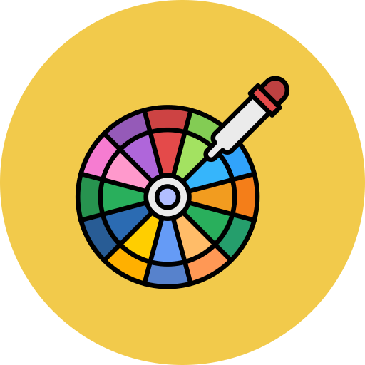 Color selection Generic color lineal-color icon