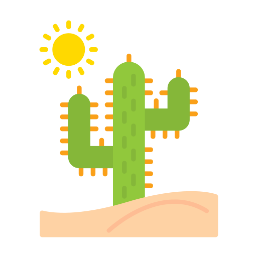 kaktusy Generic color fill ikona