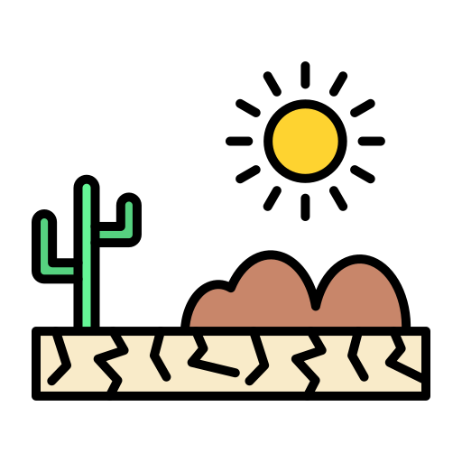 사막 Generic color lineal-color icon