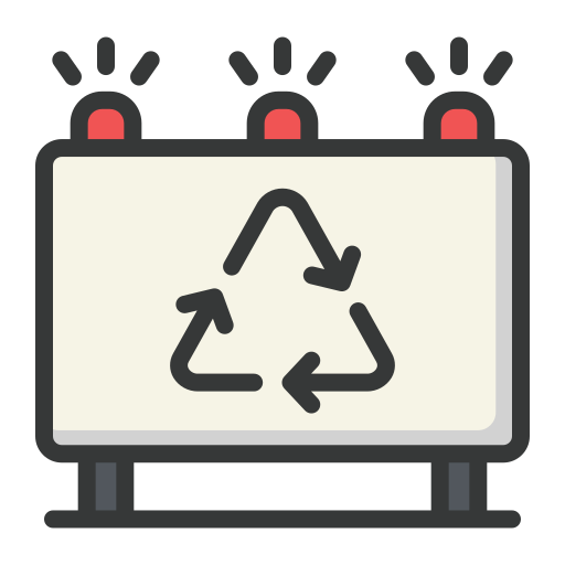 recycle teken Generic color lineal-color icoon