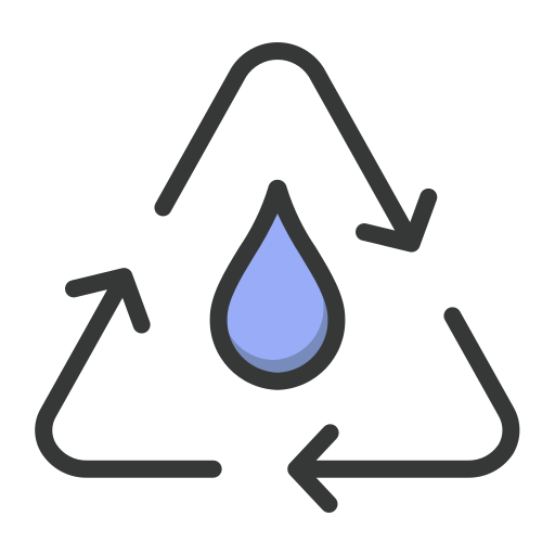 recykling wody Generic color lineal-color ikona