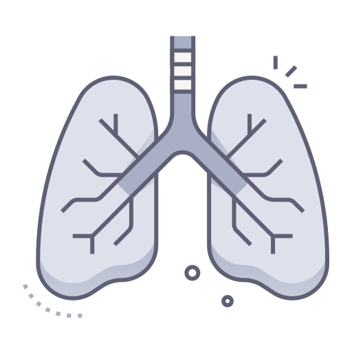 pulmones Generic gradient lineal-color icono