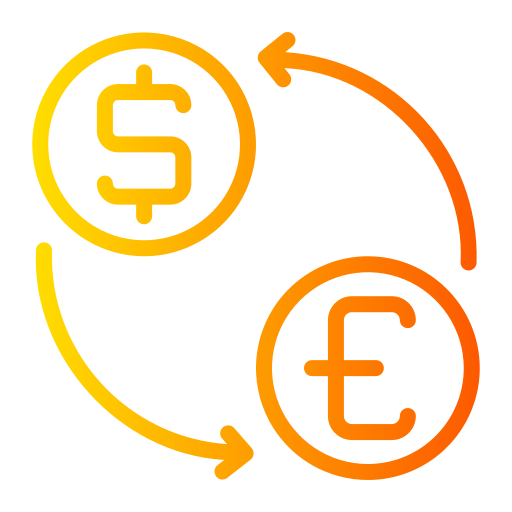 cambio de dinero Generic gradient outline icono