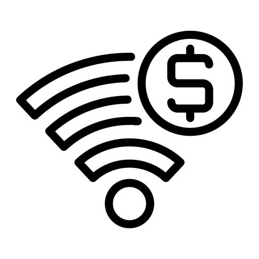 w-lan Generic black outline icon