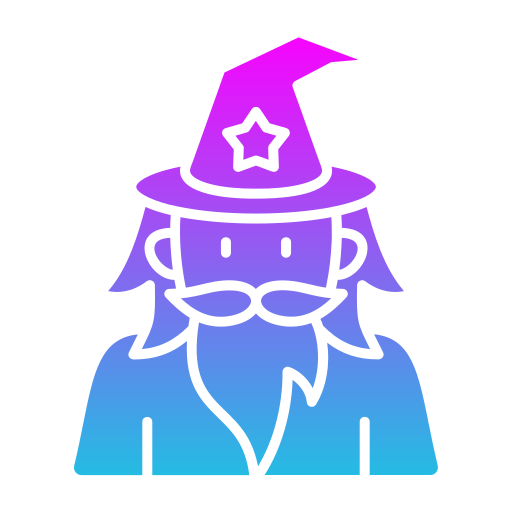 Wizard Generic gradient fill icon