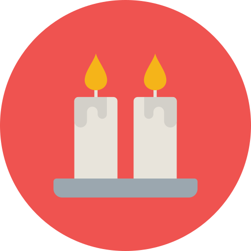 Candles Generic color fill icon