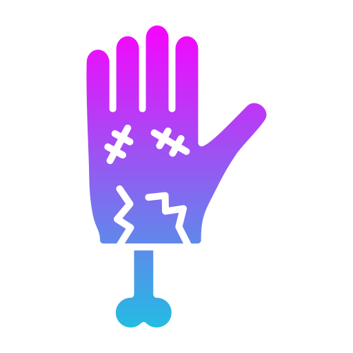 ręka Generic gradient fill ikona