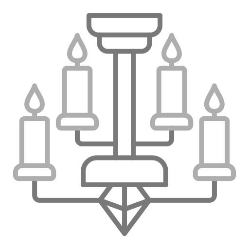 candelabro Generic color outline icono