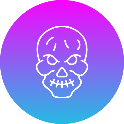 cráneo Generic gradient fill icono