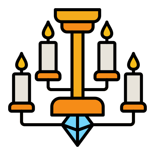 candelabro Generic color lineal-color icono