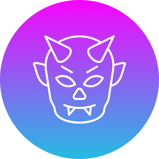Demon Generic gradient fill icon