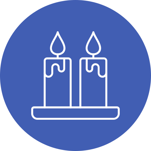 Candles Generic color fill icon