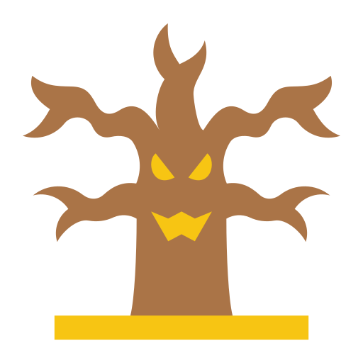 árbol de halloween Generic color fill icono