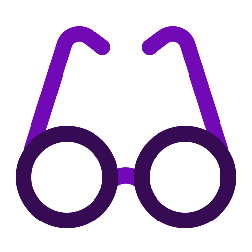 occhiali Generic color outline icona