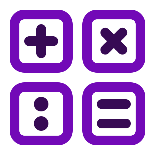Mathematic Generic color outline icon