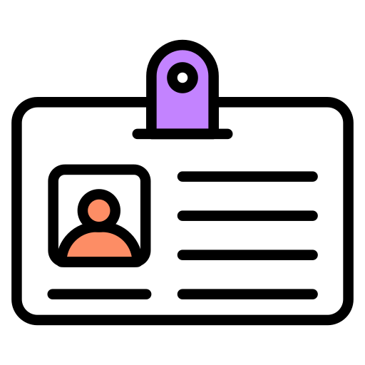 carta del dipendente Generic color lineal-color icona