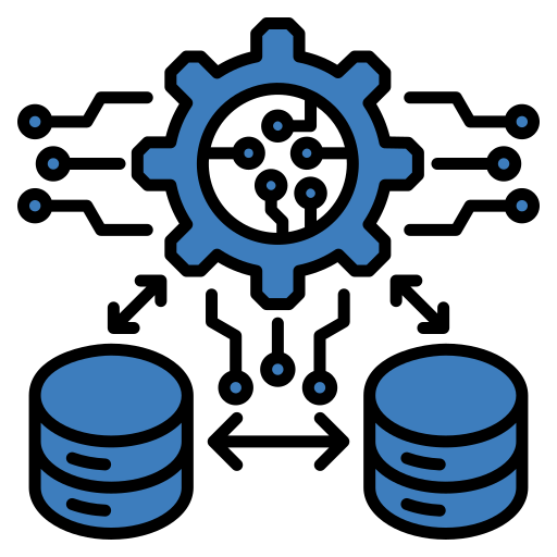 integración de datos Generic color lineal-color icono