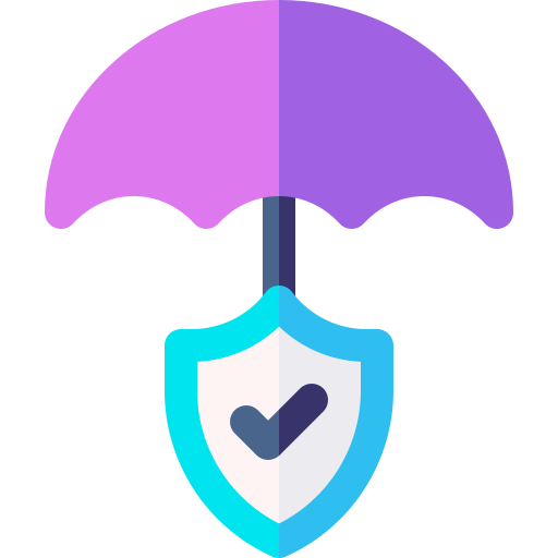 proteccion Basic Rounded Flat icono