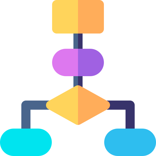 algoritmo Basic Rounded Flat icono