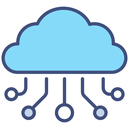 Cloud hosting Generic color lineal-color icon