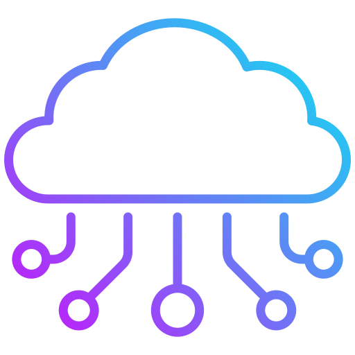cloud-hosting Generic gradient outline icoon
