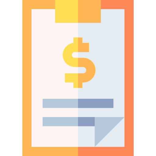 finanzbericht Basic Straight Flat icon