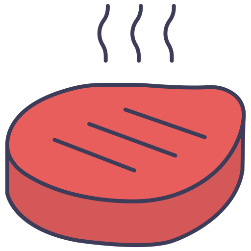 Стейк Generic color lineal-color иконка