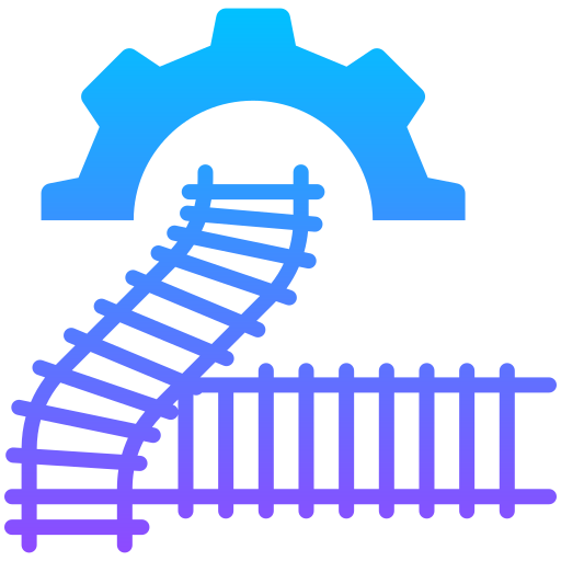 Railways Generic gradient fill icon