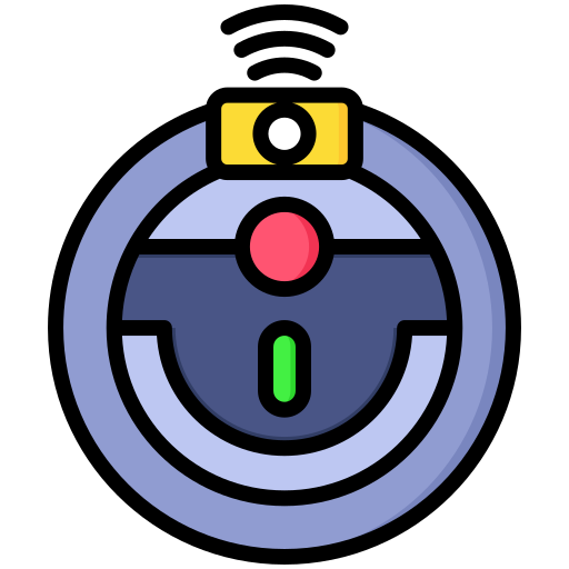 Робот-пылесос Generic color lineal-color иконка