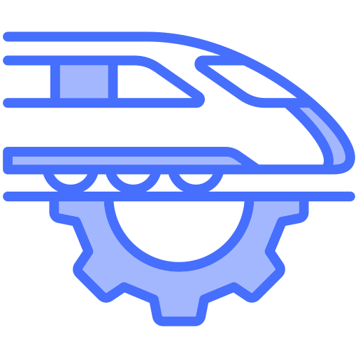 High speed train Generic color lineal-color icon