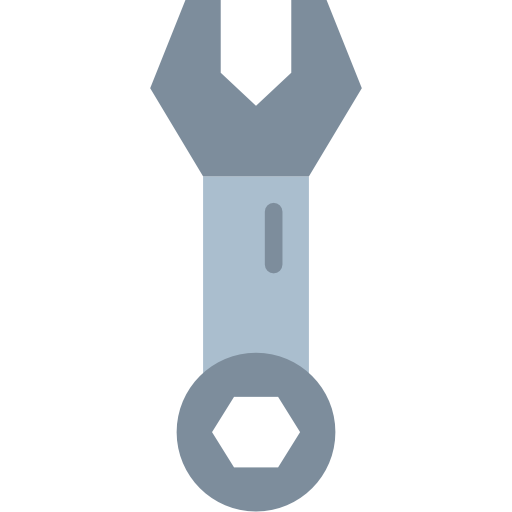 Wrench Smalllikeart Flat icon