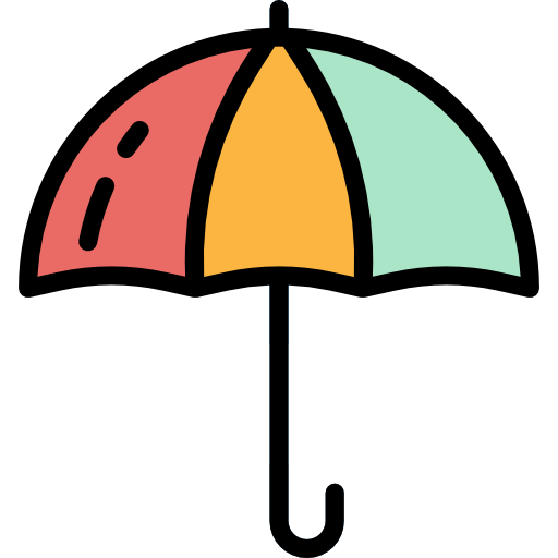 paraplu photo3idea_studio Lineal Color icoon