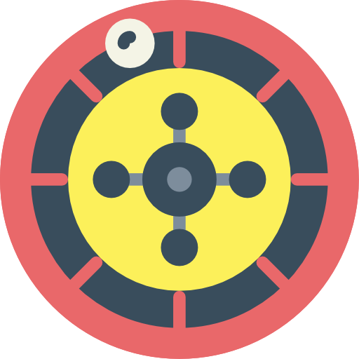 Roulette Smalllikeart Flat icon