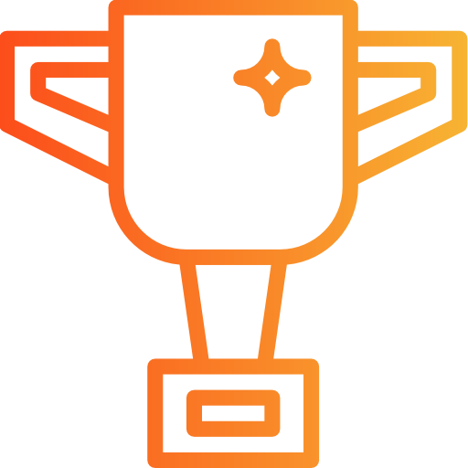 Trophy Smalllikeart Gradient icon