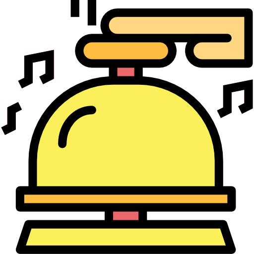 campana Smalllikeart Lineal Color icono