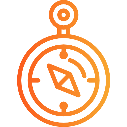 kompass Smalllikeart Gradient icon