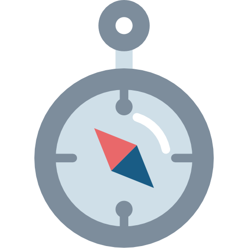 Compass Smalllikeart Flat icon